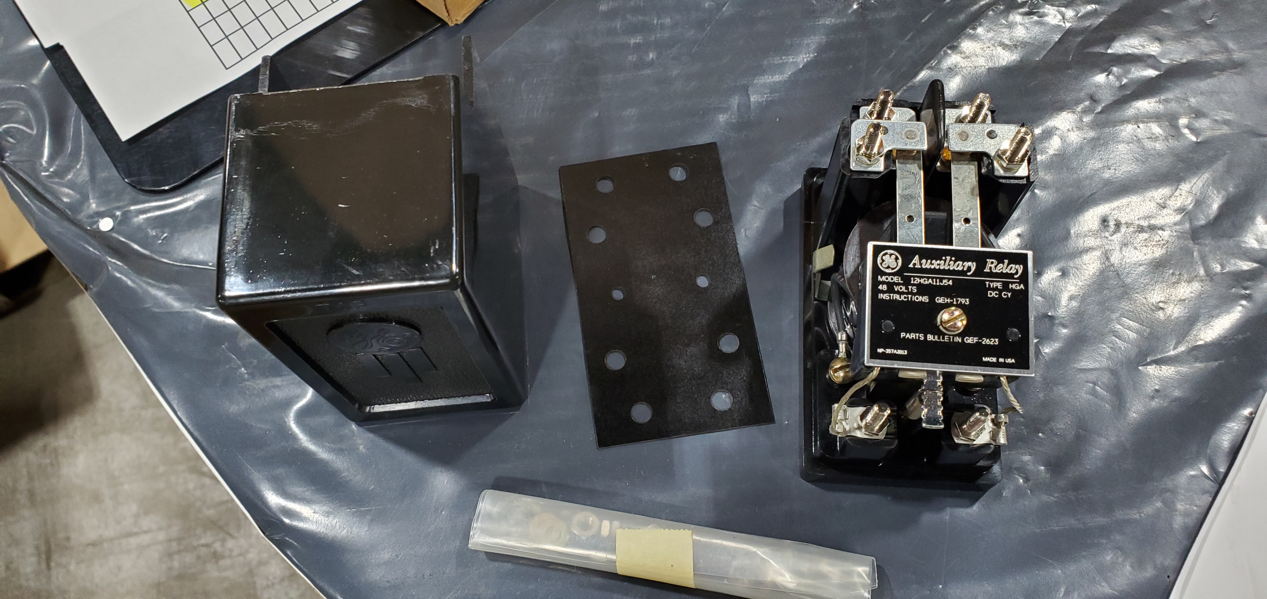 RELAY, AUX 48VDC TYPE HGA